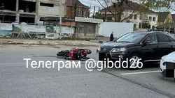 Мотоциклист разбился насмерть в Ставрополе в аварии с участием иномарки